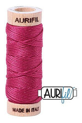 Aurifil Mako Cotton 6-Strand Floss 16 m 18 yd. spool - 1100 Red Plum